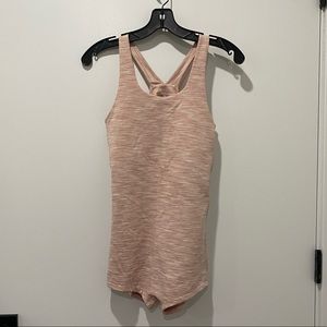 OV cloudknit workout onesie with built in bra